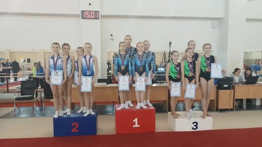 Новороссийские гимнастки выиграли медали Спартакиады и первенства Кубани