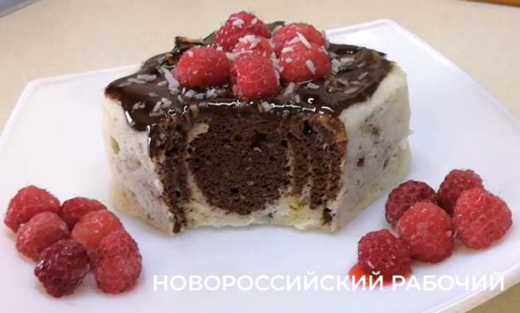 Безглютеновый кекс «Зебра»