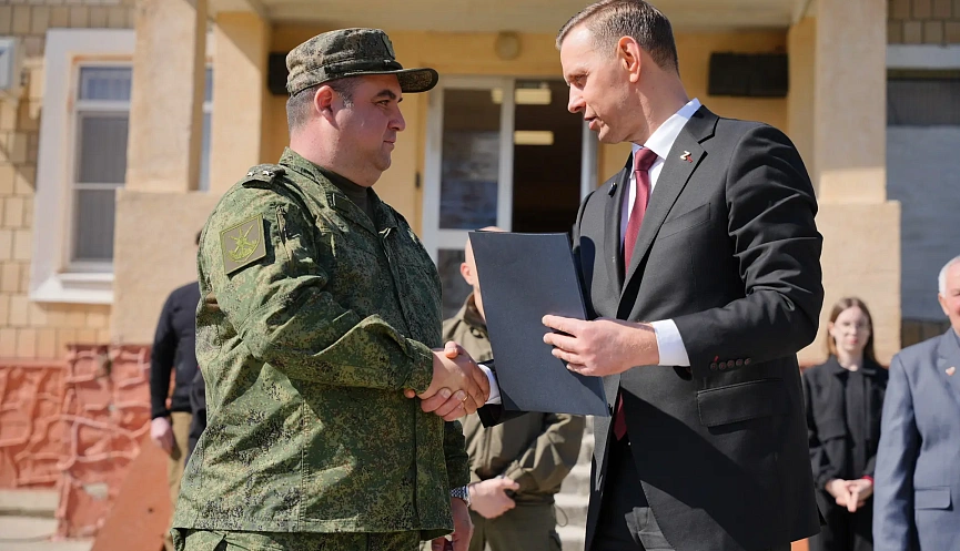 В Новороссийске поздравили наших защитников – тех, кто служит в войсках ПВО
