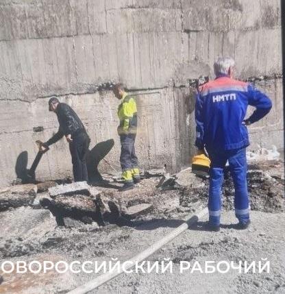 В Новороссийске осушили «яму мэра» и начнут ремонтировать дорогу