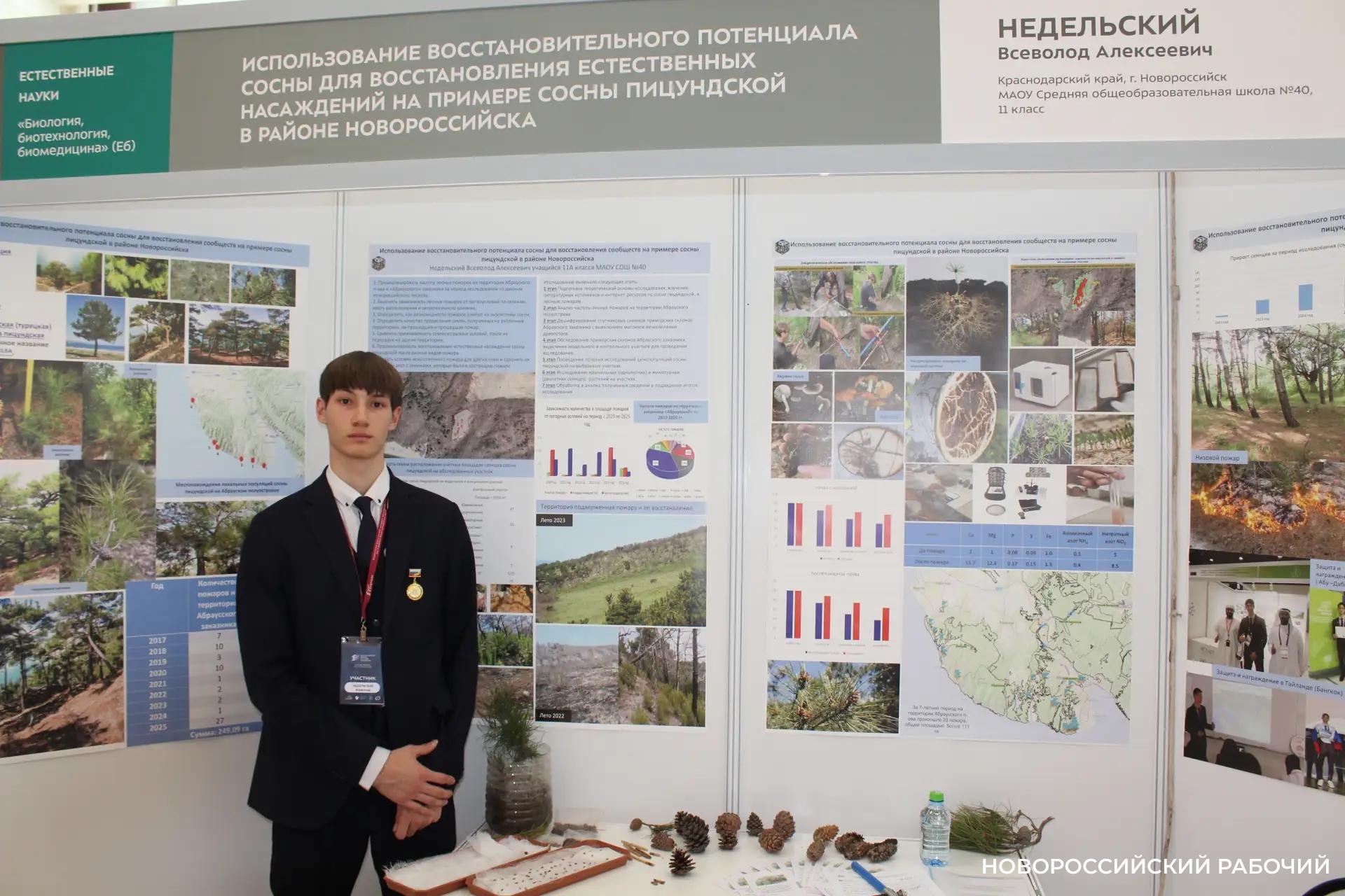 Новороссийский школьник доказал, что после пожара у можжевельников есть шанс прорасти