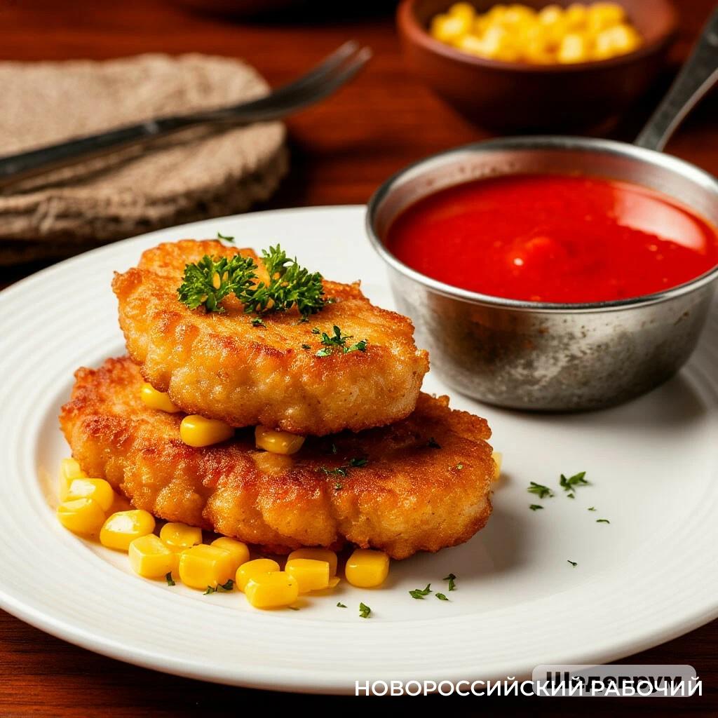 Куриные оладьи с кукурузой – завтрак на скорую руку