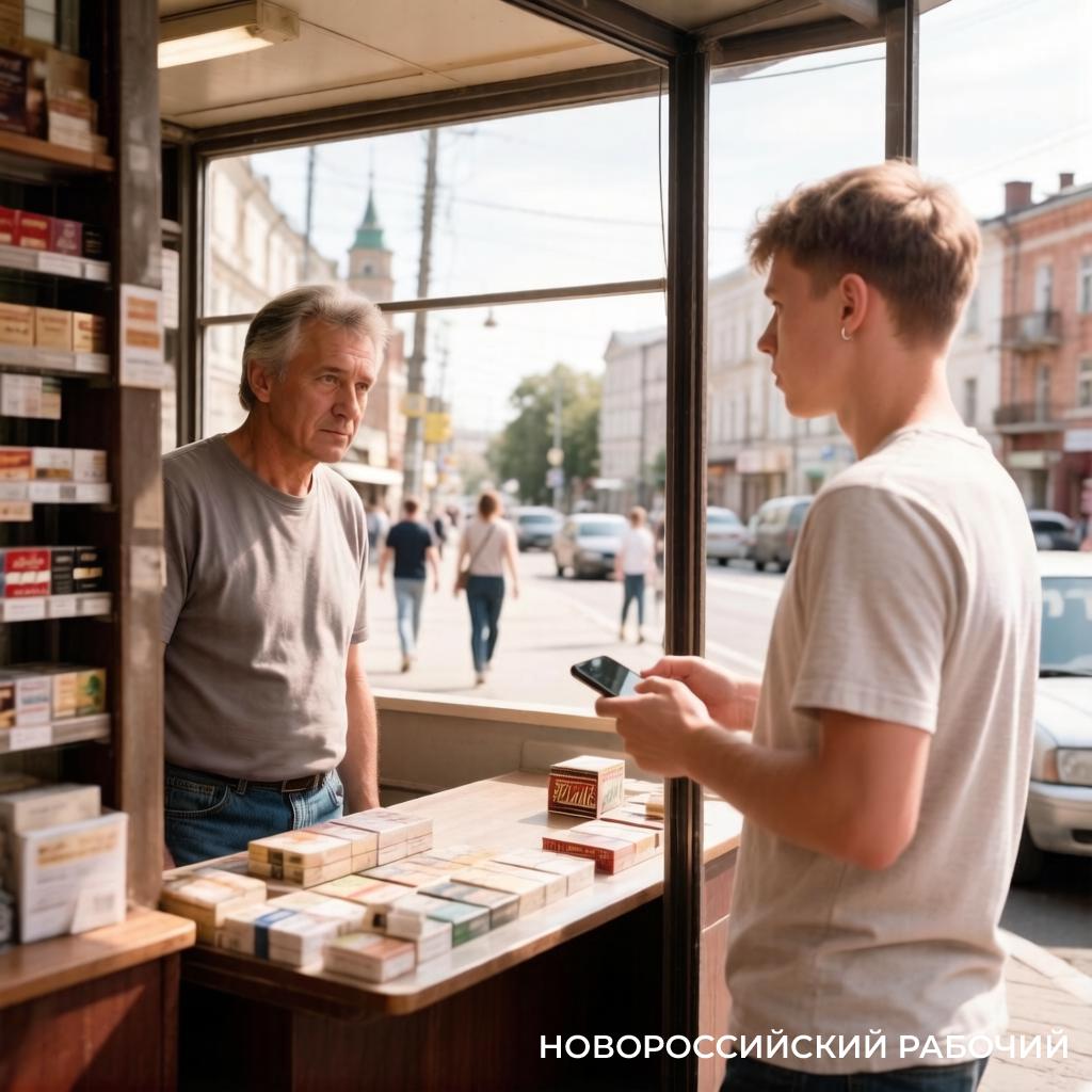 В Новороссийске пришлось судиться, чтобы на табачном магазине появилась вывеска