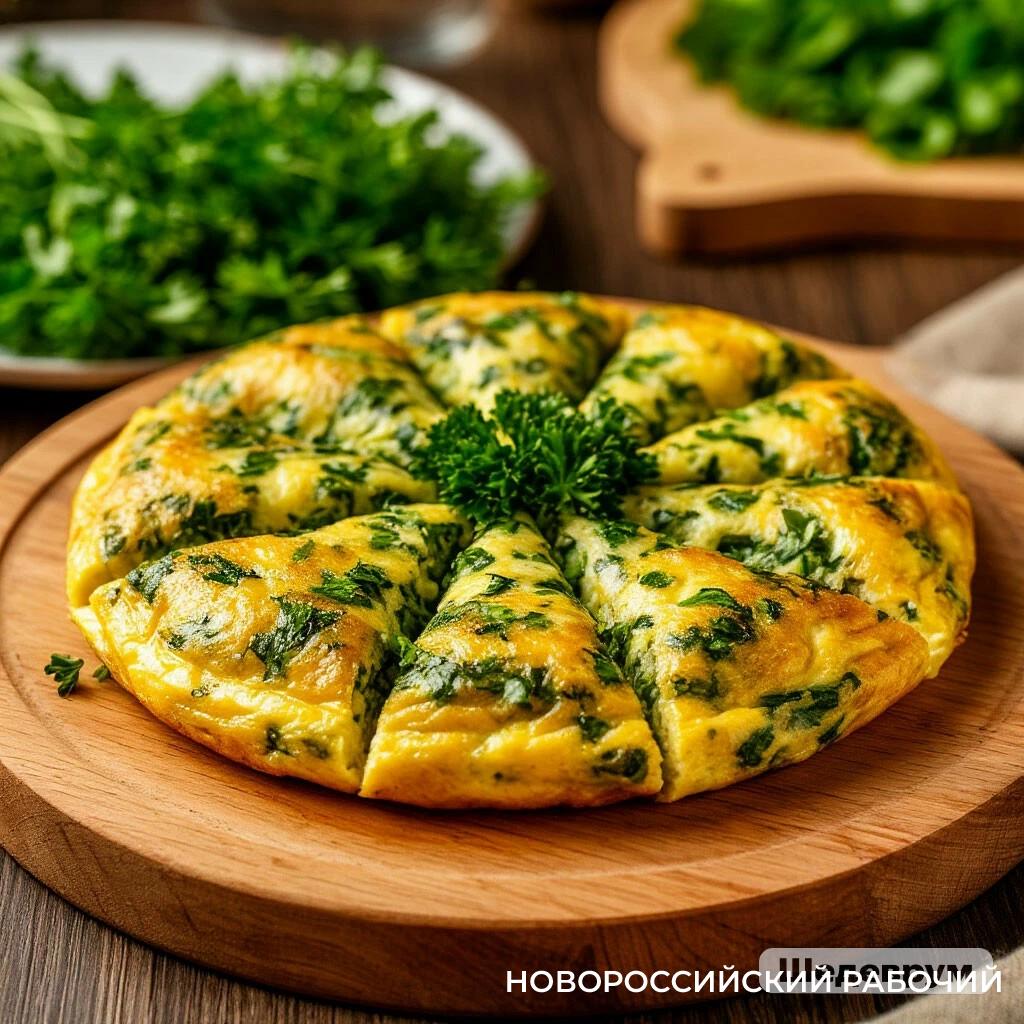 Куку Сабзи — иранский омлет с зеленью