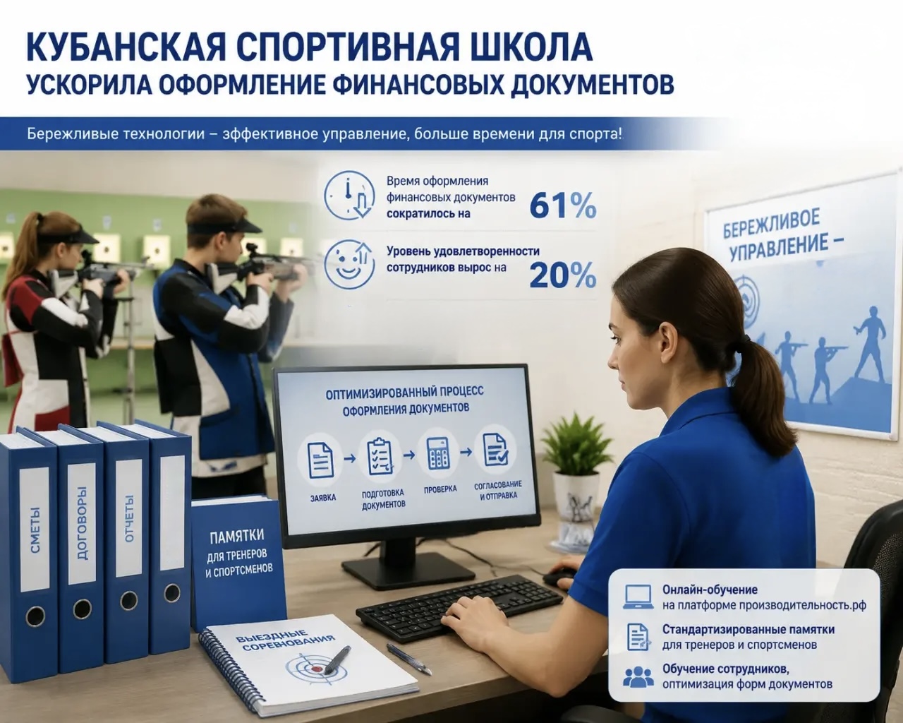 Кубанская спортивная школа ускорила оформление финансовых документов