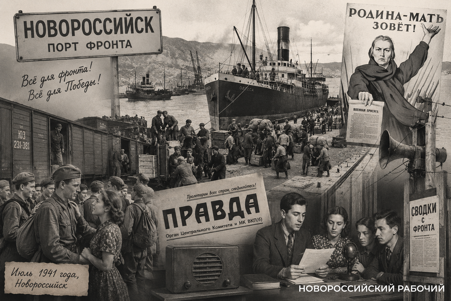 «Тревожная праздничность»: каким запомнился Новороссийск в июле 1941-го