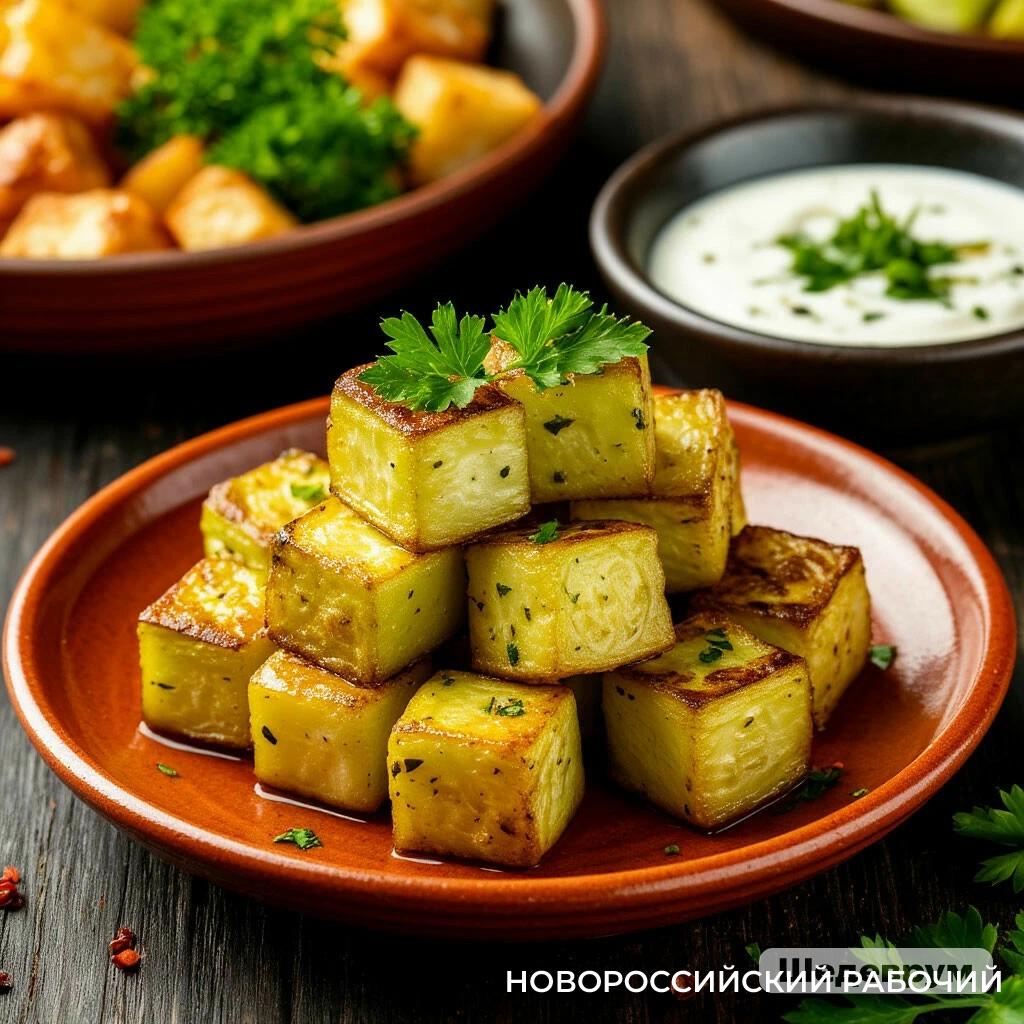 Кабачки со сметанным соусом