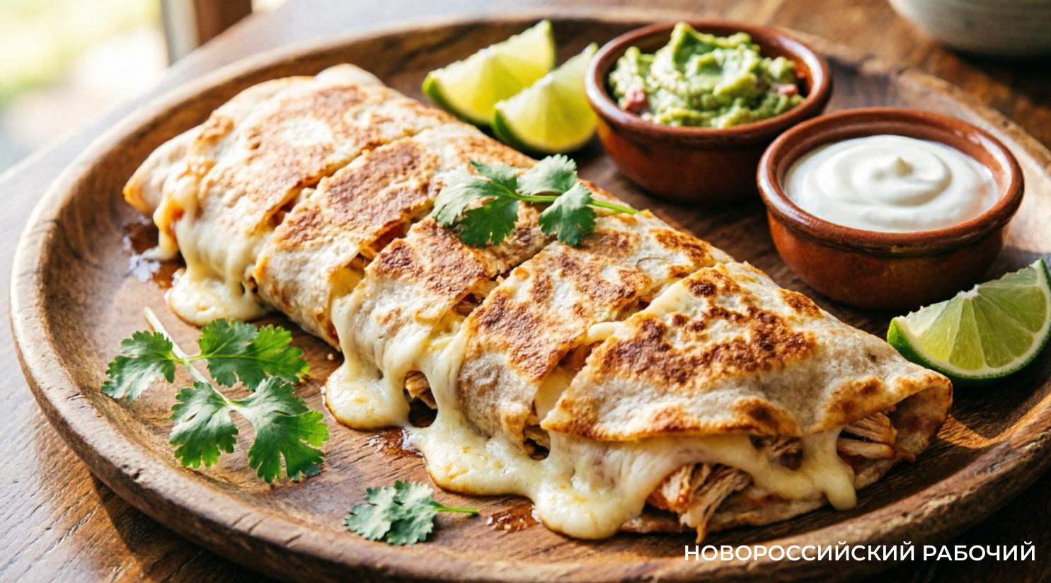 Мексиканские кесадильи с курицей и перцем чили — вкус уличной Мексики у вас дома