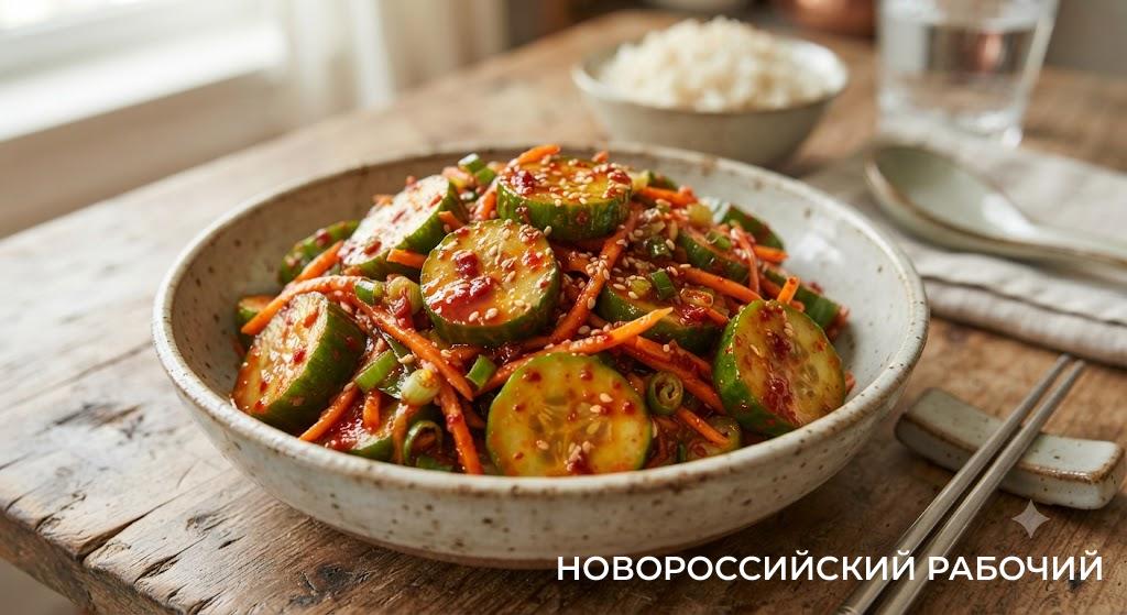 Кимчи: острая закуска из огурцов по-корейски