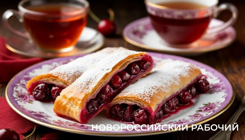 Штрудель с вишней