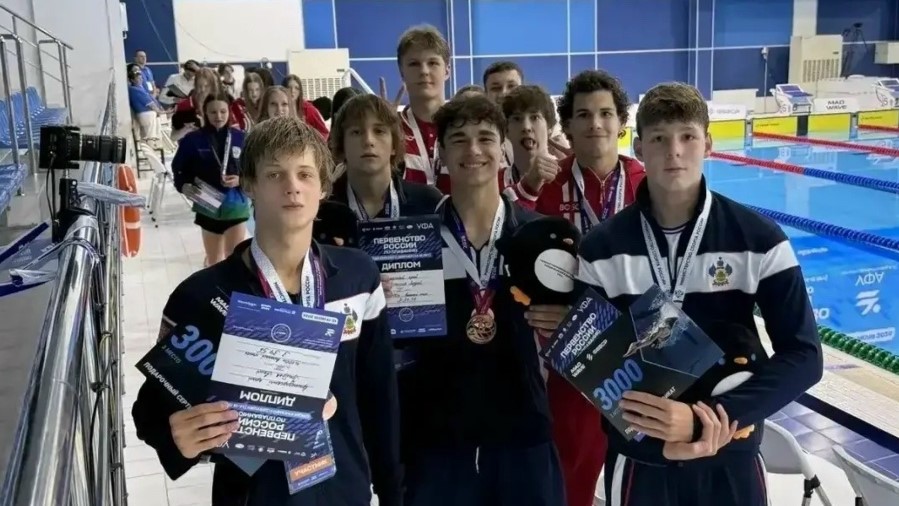 Новороссийские пловцы завоевали медали первенства России