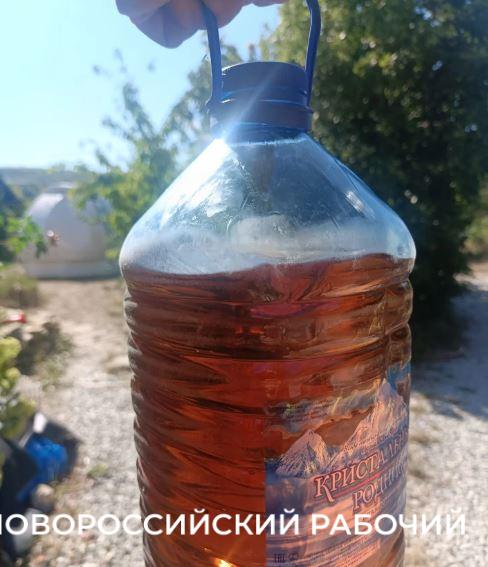 В Новороссийске продают бензин цвета … крепкого чая