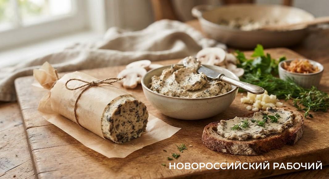 Грибное сливочное масло как в ресторане за 15 минут