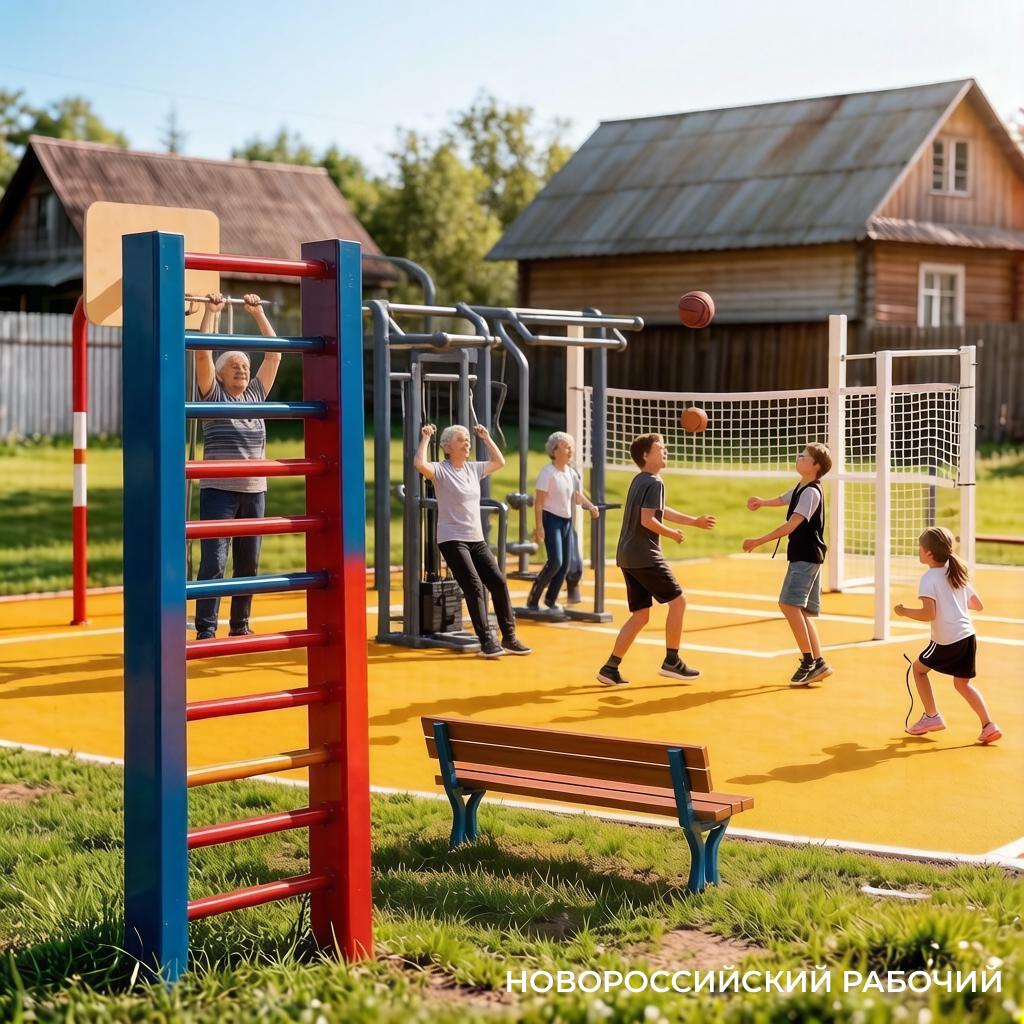 Жители пригорода Новороссийска ждут реконструкцию спортплощадки