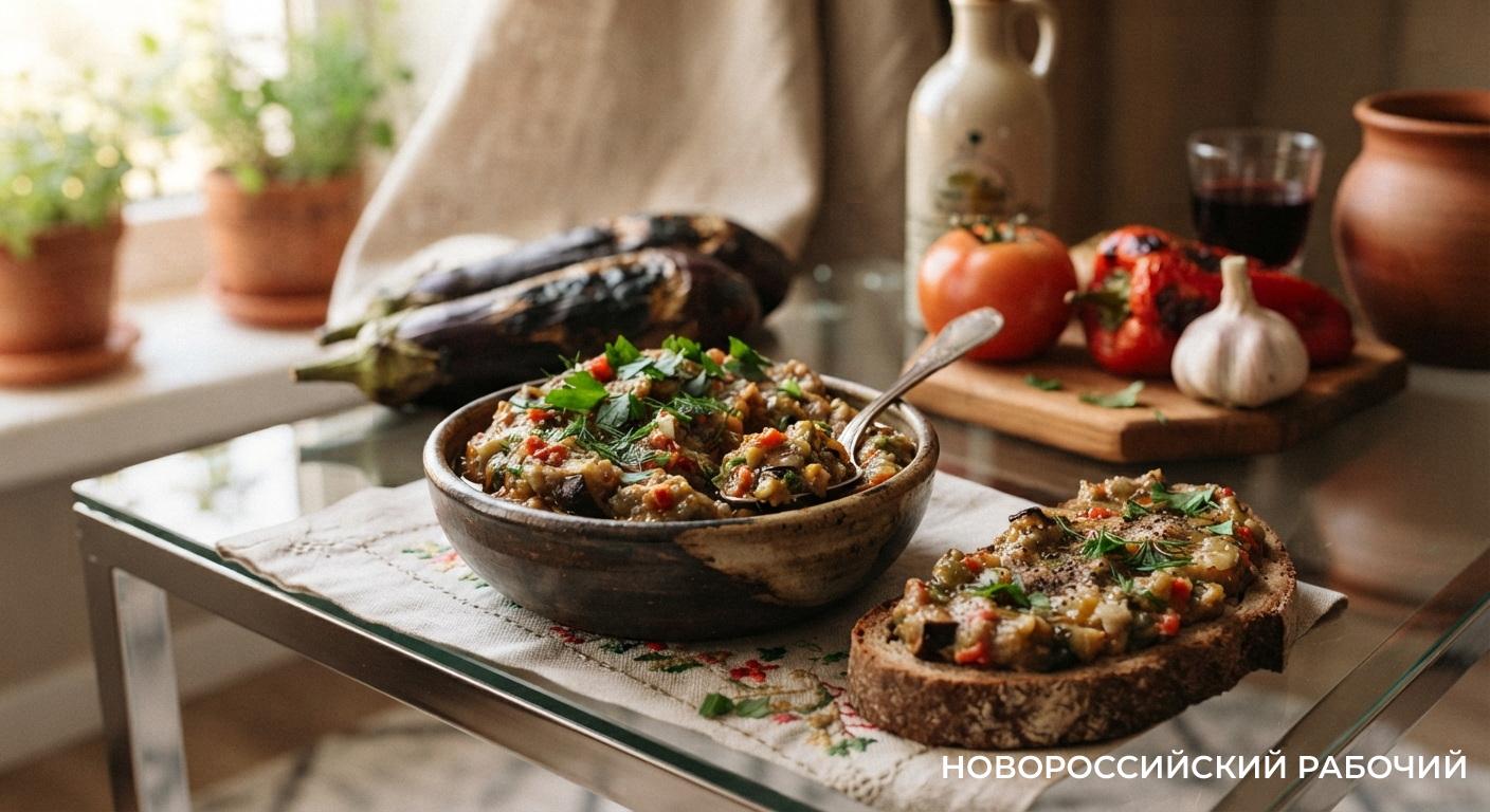 Баклажанная икра с дымком