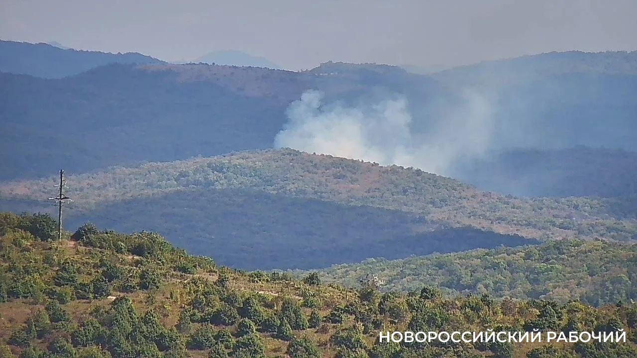 В пригороде Новороссийска обнаружен еще один лесной пожар