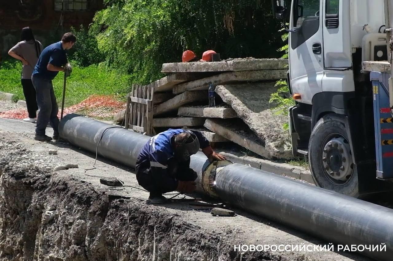 В Новороссийске перевыполнили план ремонта теплосетей