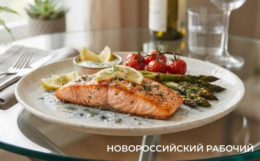 Идеальный стейк из лосося: секреты шеф-повара для безупречной золотистой корочки за 20 минут