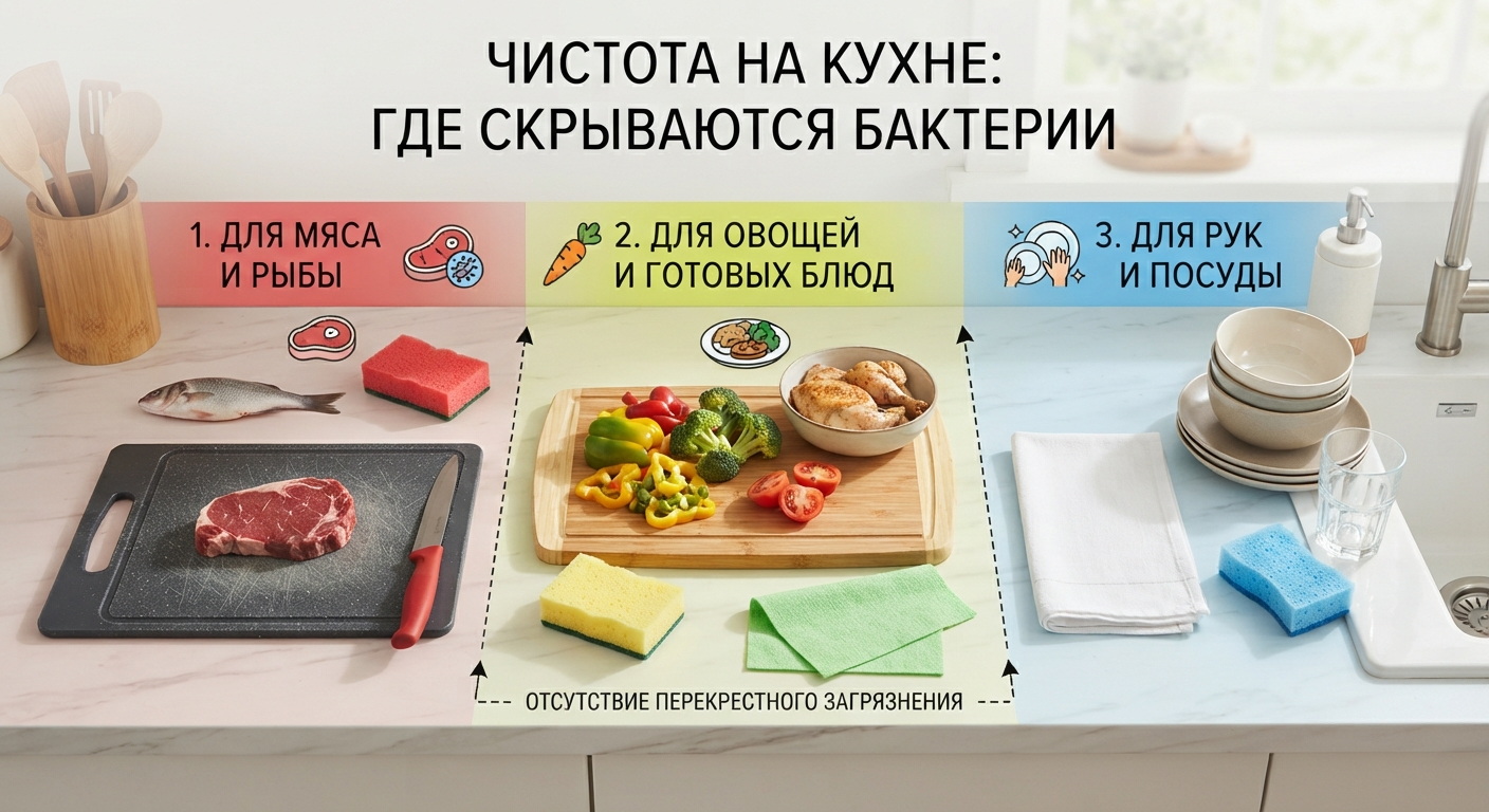 Три вещи на кухне, за которыми нужно следить особенно тщательно
