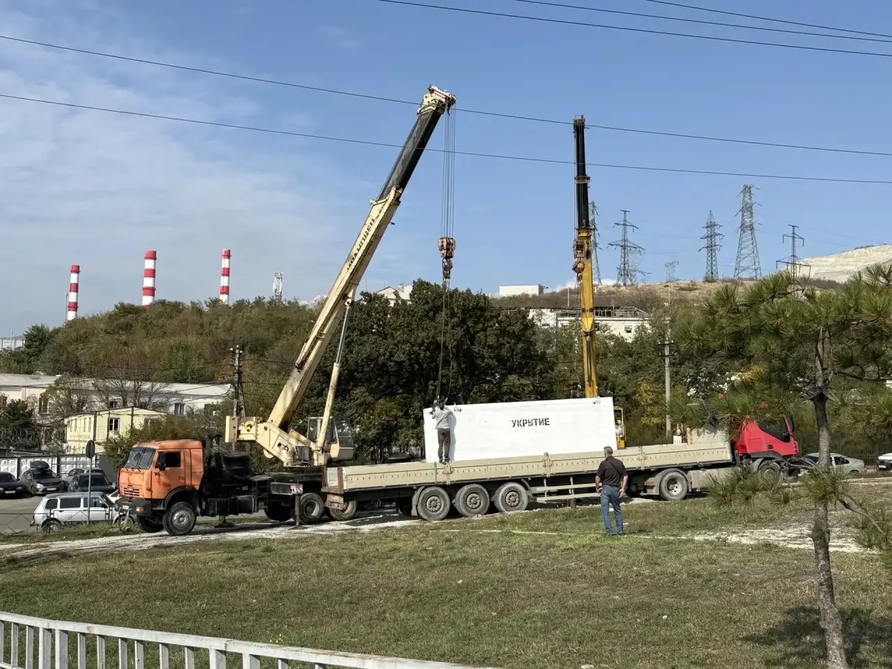 В Новороссийске установили три модульных укрытия